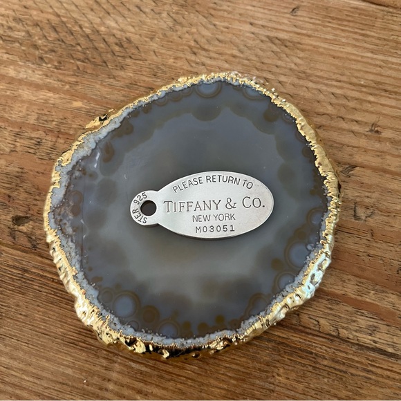 Auth. Tiffany & Co.® Return to Tiffany® Vintage Oval Tag M03051 Sterl. Silver